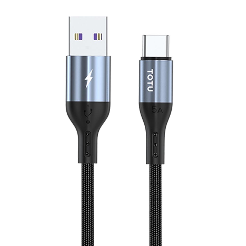 TOTU 拓途 極速2代 TypeC 充電線 傳輸線 手機線 5A 編織線 快充 25W 0.5/1.2/2/3M 公司-細節圖2