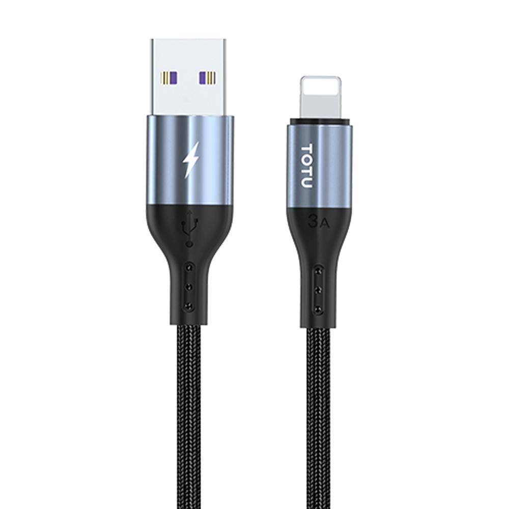TOTU 拓途 極速2代 蘋果充電線 3A編織線快充 15W 0.5M 3M-細節圖2