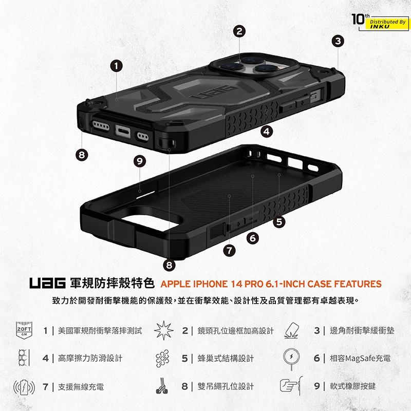 UAG Monarch MagSafe耐衝擊保護殼 頂級版 iPhone14 Pro Max-細節圖4