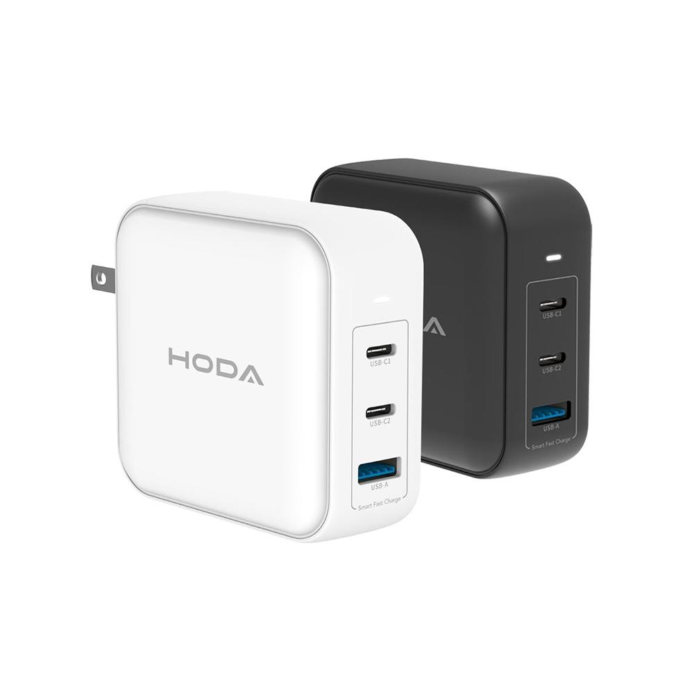 HODA 140W GaN氮化鎵三孔電源供應器 附240W C to C 充電線-細節圖2