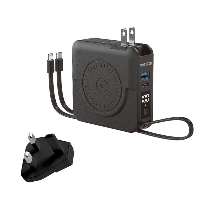 MOZTECH 萬能充Pro 多功能轉接頭 歐規英規 旅行萬用充電頭插頭-細節圖2