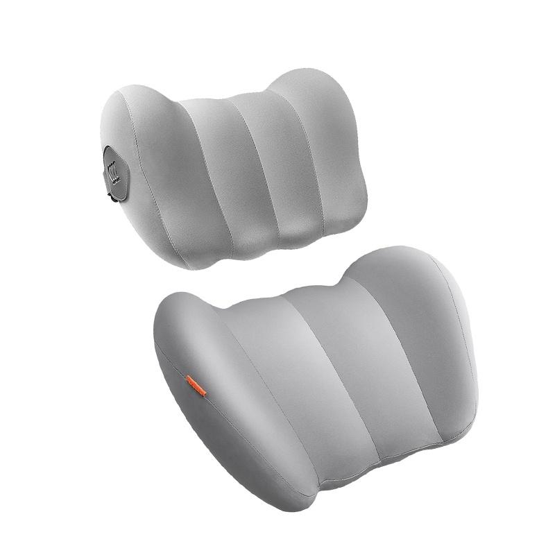 倍思 懸浮倉 汽車座椅頭腰枕 舒適護頸記憶棉 人體工學辦公椅電腦椅-細節圖2