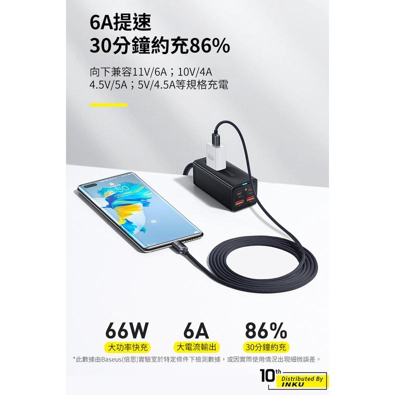 倍思 晶耀 100W快充數據線 USB to TypeC 鋁合金編織充電傳輸線 1.2m 2m-細節圖5