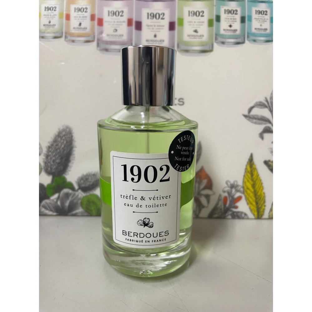 粧田香水Berdoues 1902 摩登雅致 三葉草&香根草淡香水100ml(專櫃公司貨)-規格圖4