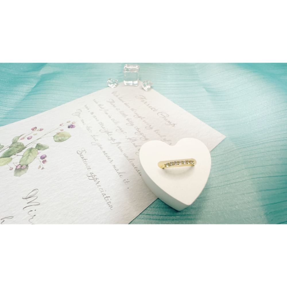 ❤︎ 妞仔小舖 台灣現貨 氣質簡約鑽石戒指 H17【戒指、飾品、情人節禮物、閨密禮物、女朋友禮物】-規格圖1