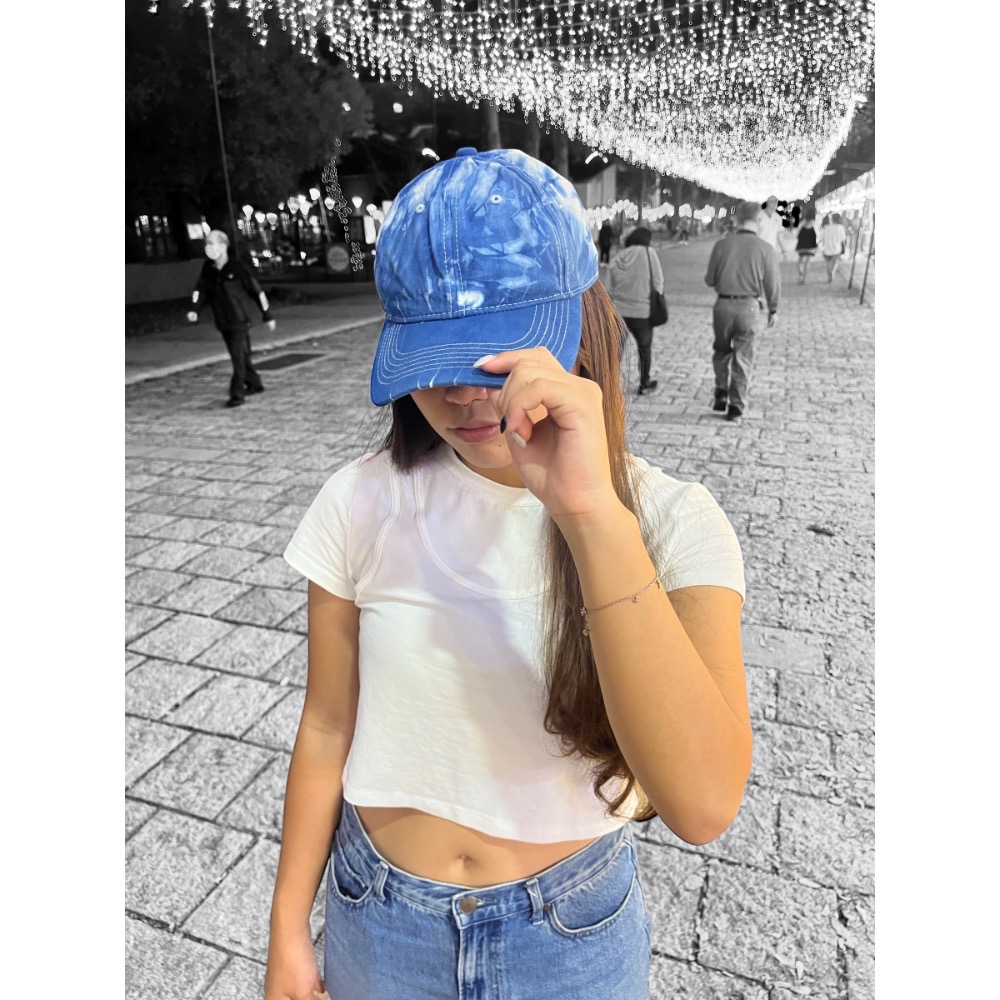 藍染-男女潮帽-細節圖8