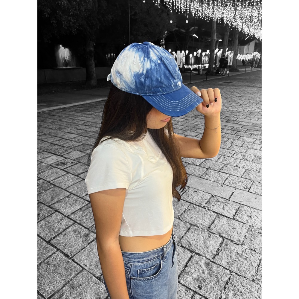 藍染-男女潮帽-細節圖9