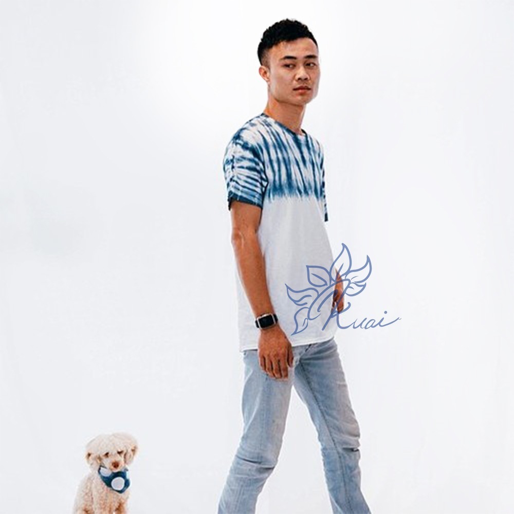 男女藍染手作Tshirt（尺寸請結帳時備註）-細節圖2