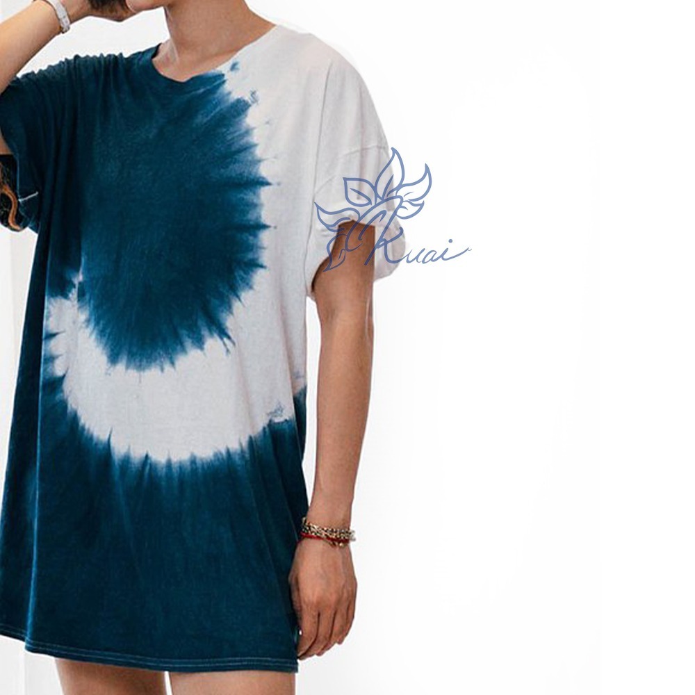 男女藍染手作Tshirt（尺寸請結帳時備註）-細節圖4