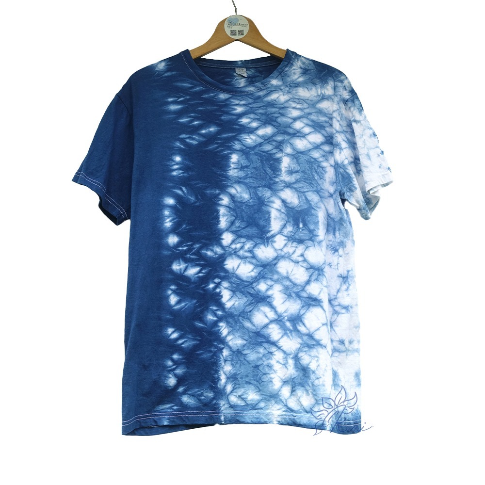 男女藍染手作Tshirt（尺寸請結帳時備註）-細節圖7