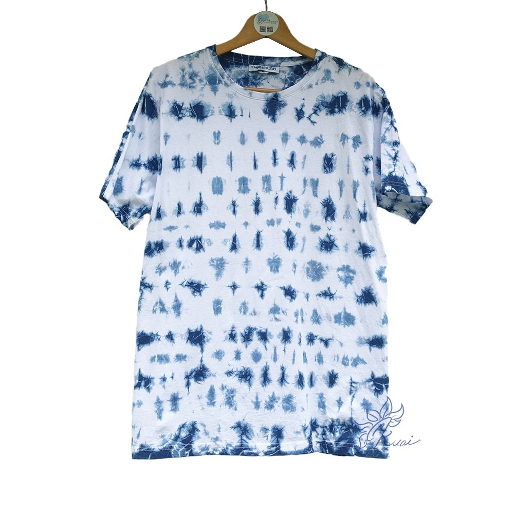 男女藍染手作Tshirt（尺寸請結帳時備註）-細節圖9