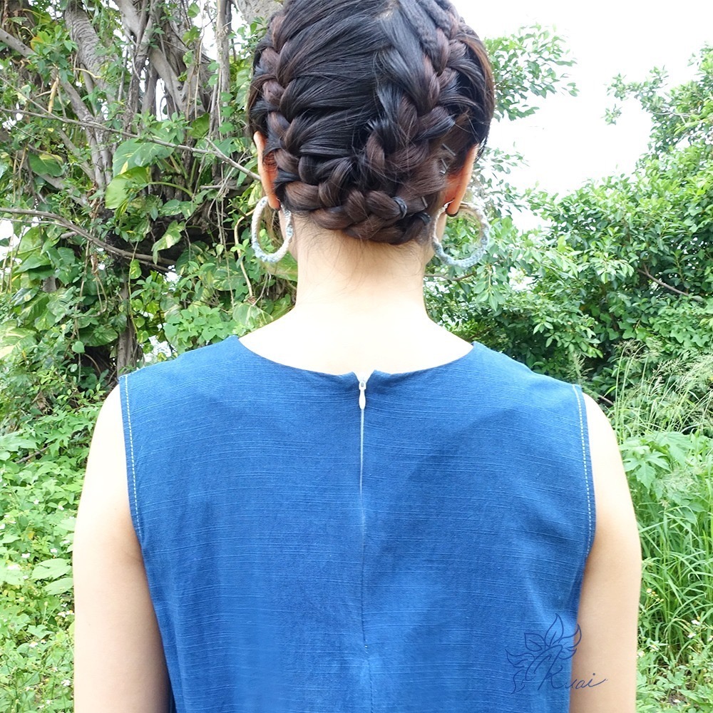 ALine遮肚修身四季洋裝-細節圖2