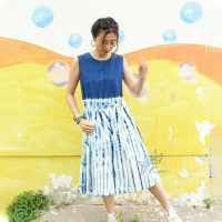 ALine遮肚修身四季洋裝