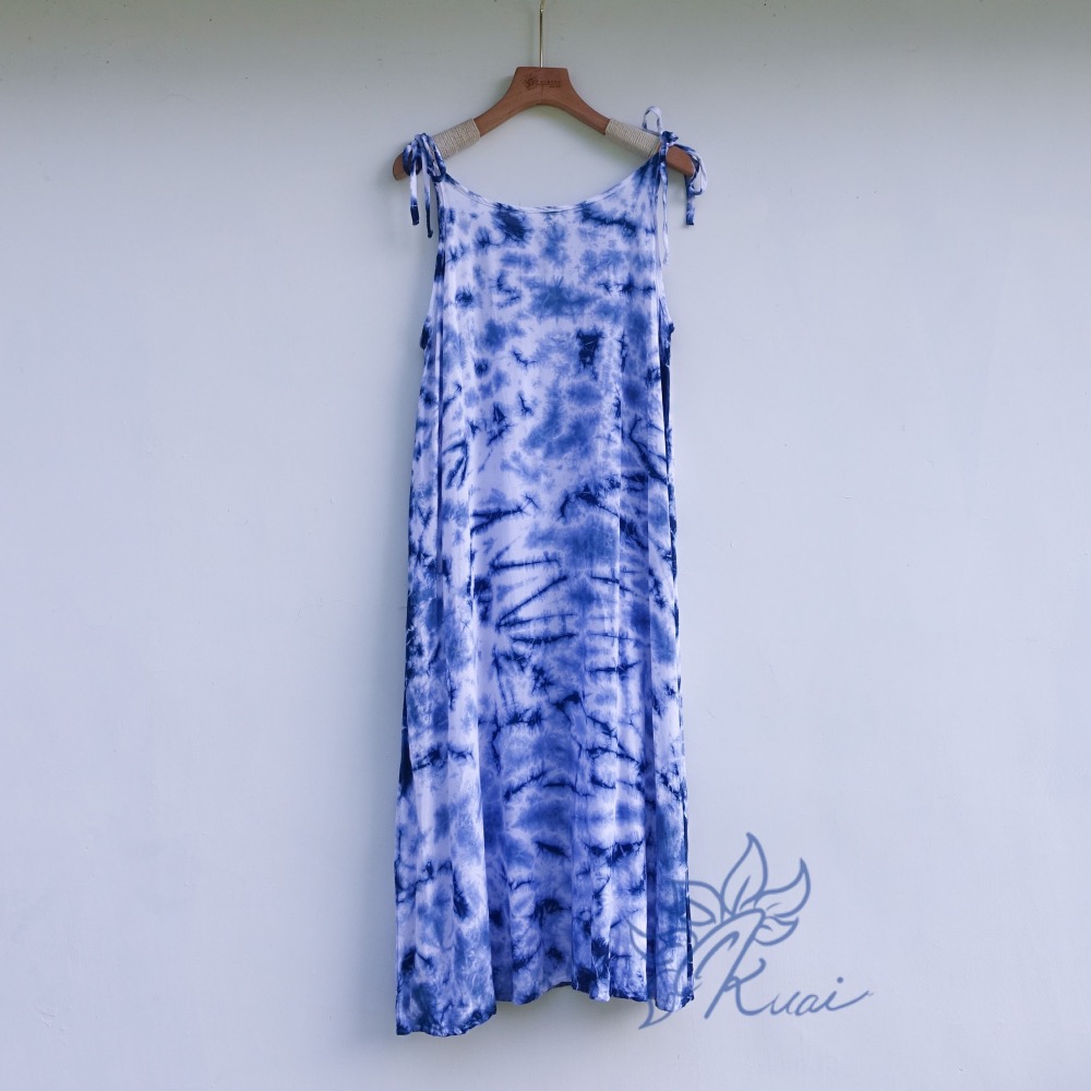 藍染綁帶長洋-細節圖6