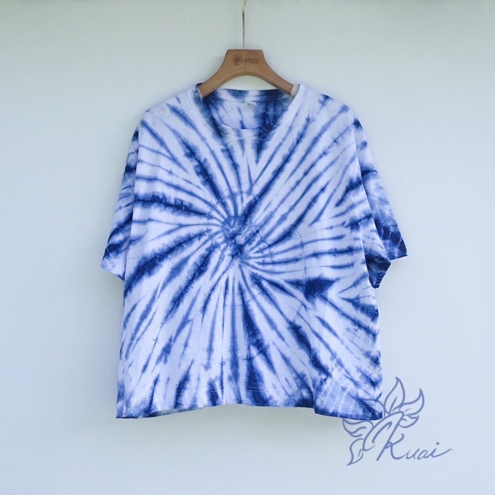 藍染短板Tshirt-細節圖3