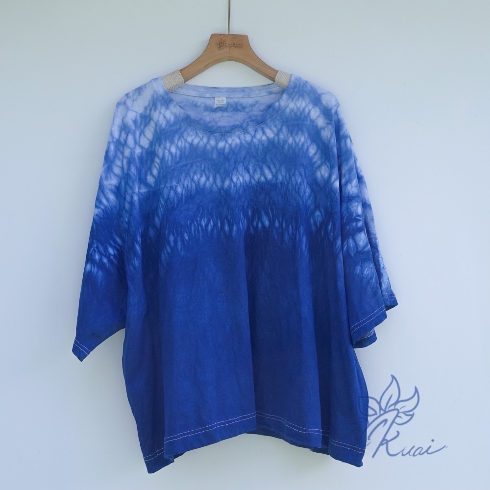 藍染短板Tshirt-細節圖4