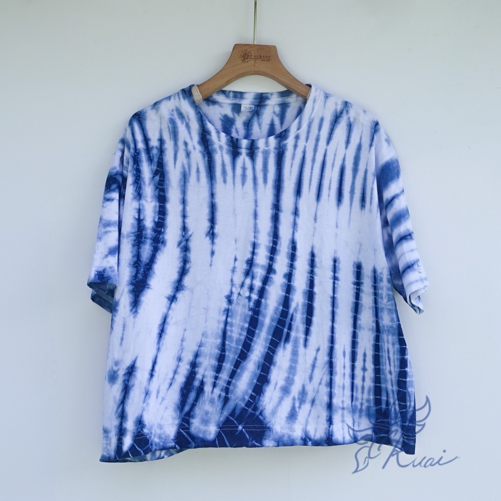 藍染短板Tshirt-細節圖5