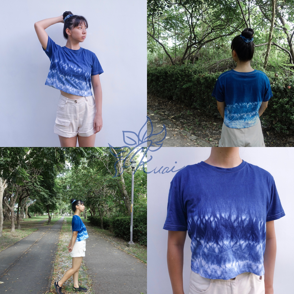 藍染短板Tshirt-細節圖6