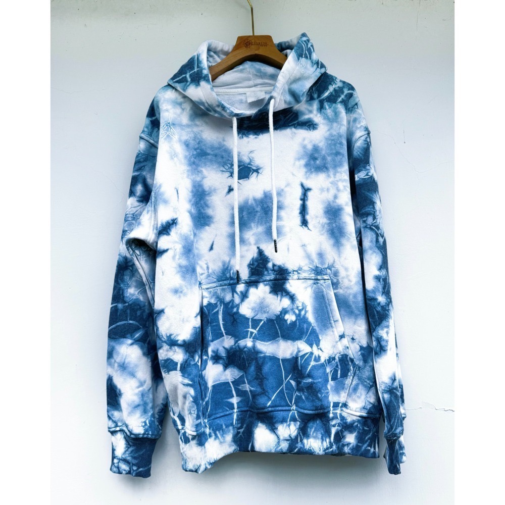 藍染大學帽T-細節圖4