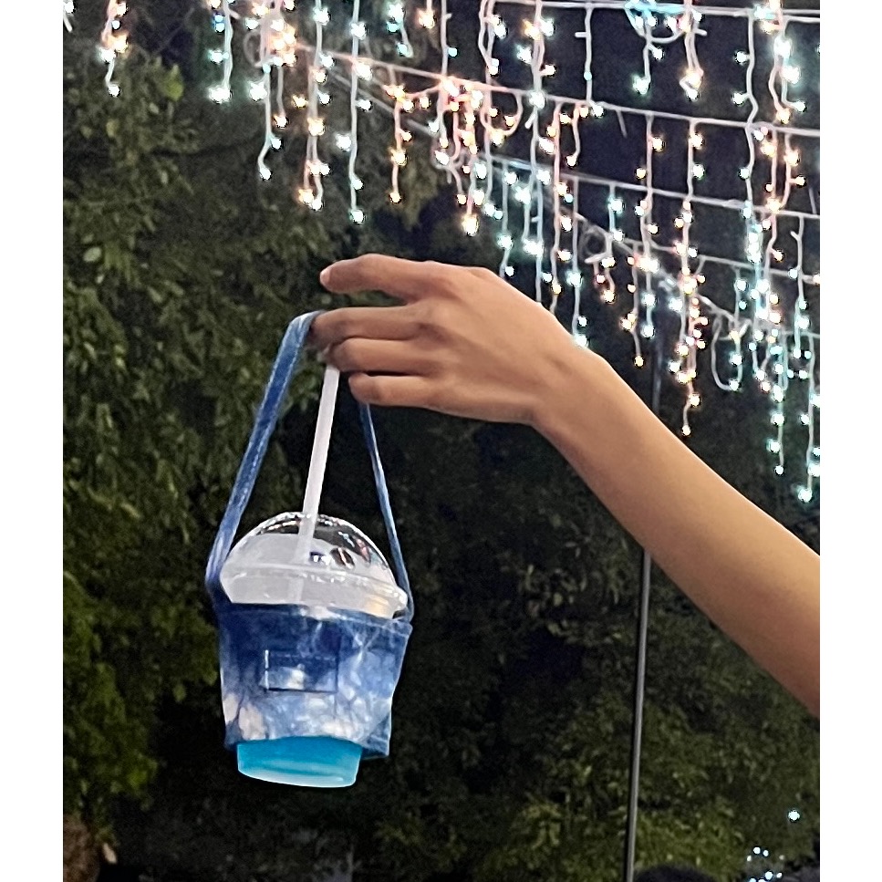 藍染飲料杯套-細節圖4