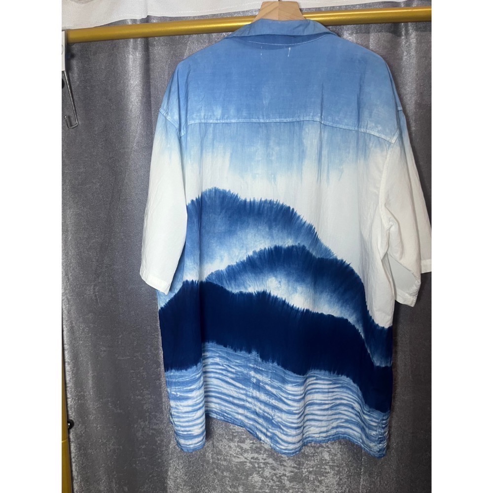 藍染山水染系列襯衫-細節圖4