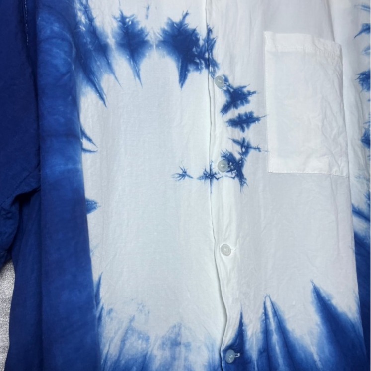 藍染海浪款系列襯衫-細節圖3