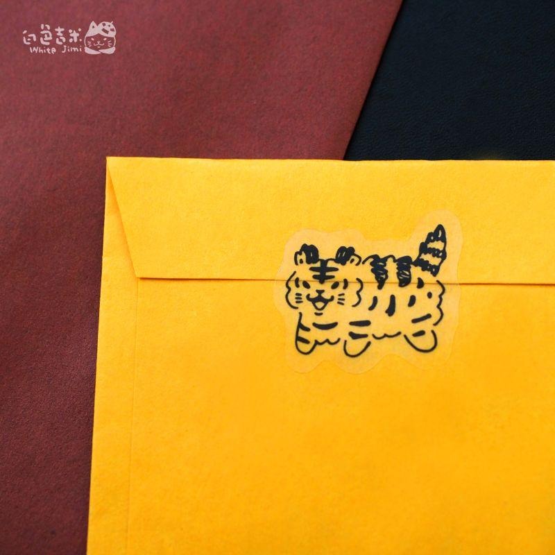 【白色吉米】- 貓貓大炸毛 透明霧膜貼紙-細節圖3