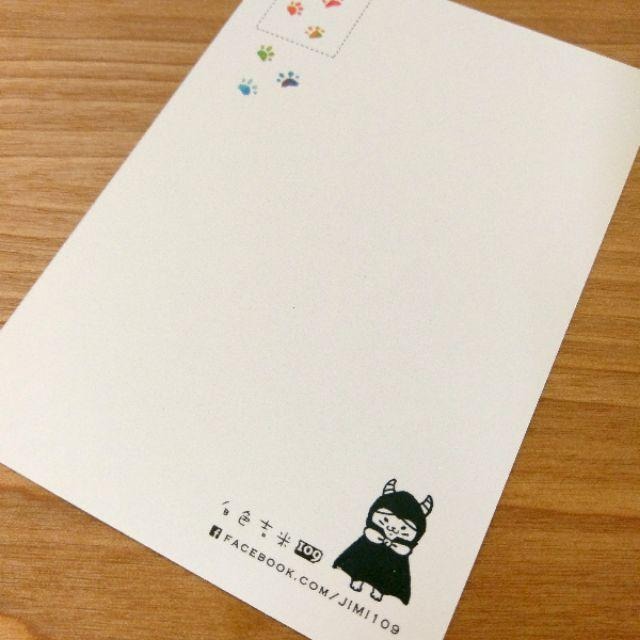 【白色吉米】- 萬聖貓鬼怪 明信片-細節圖3