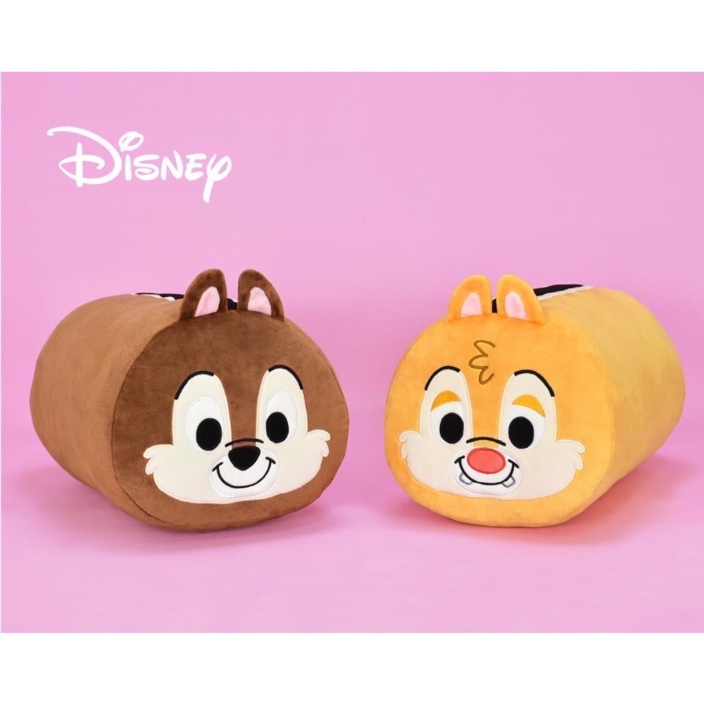 現貨🇹🇼台灣正版授權迪士尼皮克斯系列長圓筒枕 娃娃維尼/史迪奇/奇奇蒂蒂/熊抱哥/三眼怪/大眼仔/毛怪-規格圖1