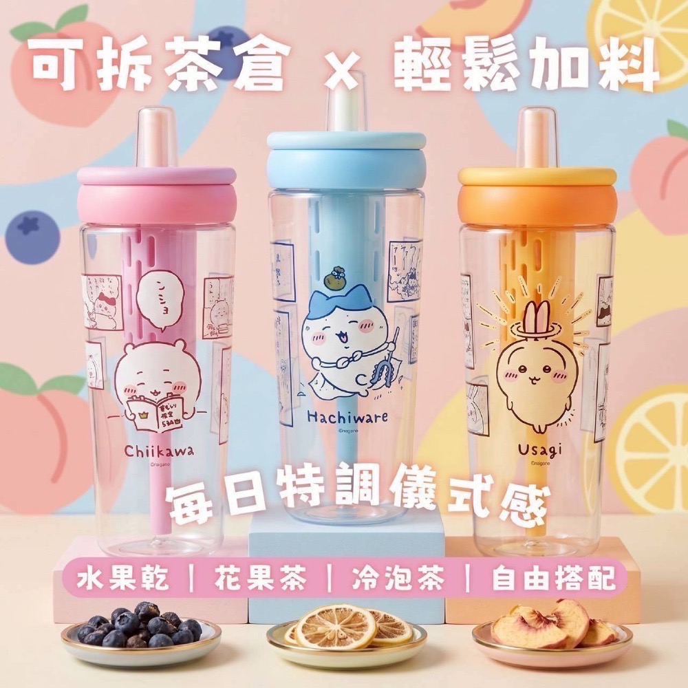 現貨🌟台灣正版授權吉伊卡哇 透明冷水壺 烏薩奇 小八冷水瓶-細節圖11