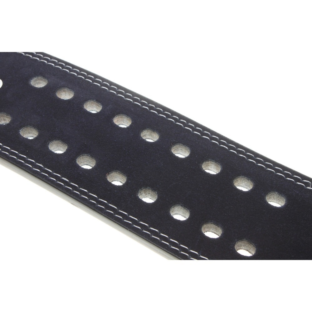 熊牌KUMAY鋅合金速調快扣腰帶健力腰帶-海軍藍13mm 牛二層皮 4吋寬 健身腰帶 健美腰帶-細節圖8