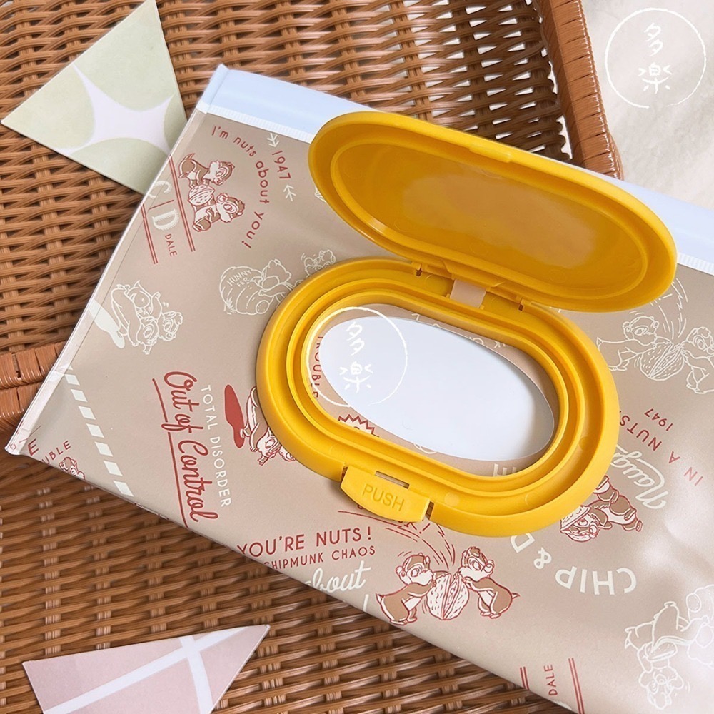 ｜現貨｜迪士尼防水外出濕紙巾包。米奇 小熊維尼 奇奇蒂蒂 濕紙巾袋 可重複使用 媽媽包 日本母嬰用品 多樂選物-細節圖9