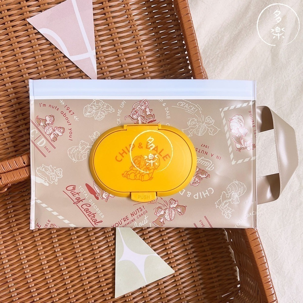 ｜現貨｜迪士尼防水外出濕紙巾包。米奇 小熊維尼 奇奇蒂蒂 濕紙巾袋 可重複使用 媽媽包 日本母嬰用品 多樂選物-細節圖6
