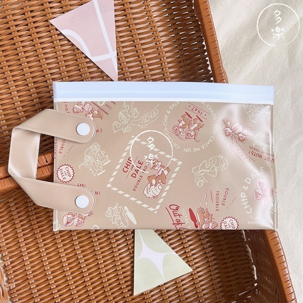 ｜現貨｜迪士尼防水外出濕紙巾包。米奇 小熊維尼 奇奇蒂蒂 濕紙巾袋 可重複使用 媽媽包 日本母嬰用品 多樂選物-細節圖7