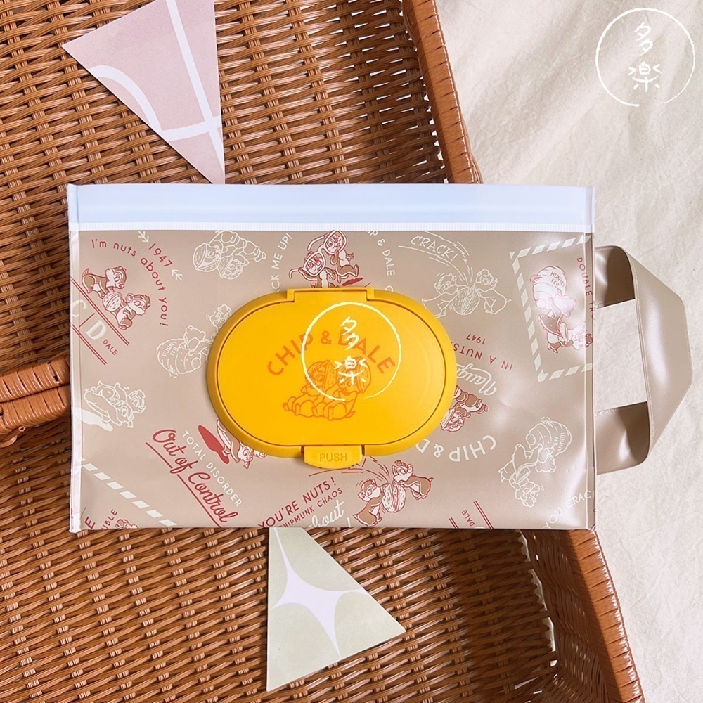 ｜現貨｜迪士尼防水外出濕紙巾包。米奇 小熊維尼 奇奇蒂蒂 濕紙巾袋 可重複使用 媽媽包 日本母嬰用品 多樂選物-規格圖10