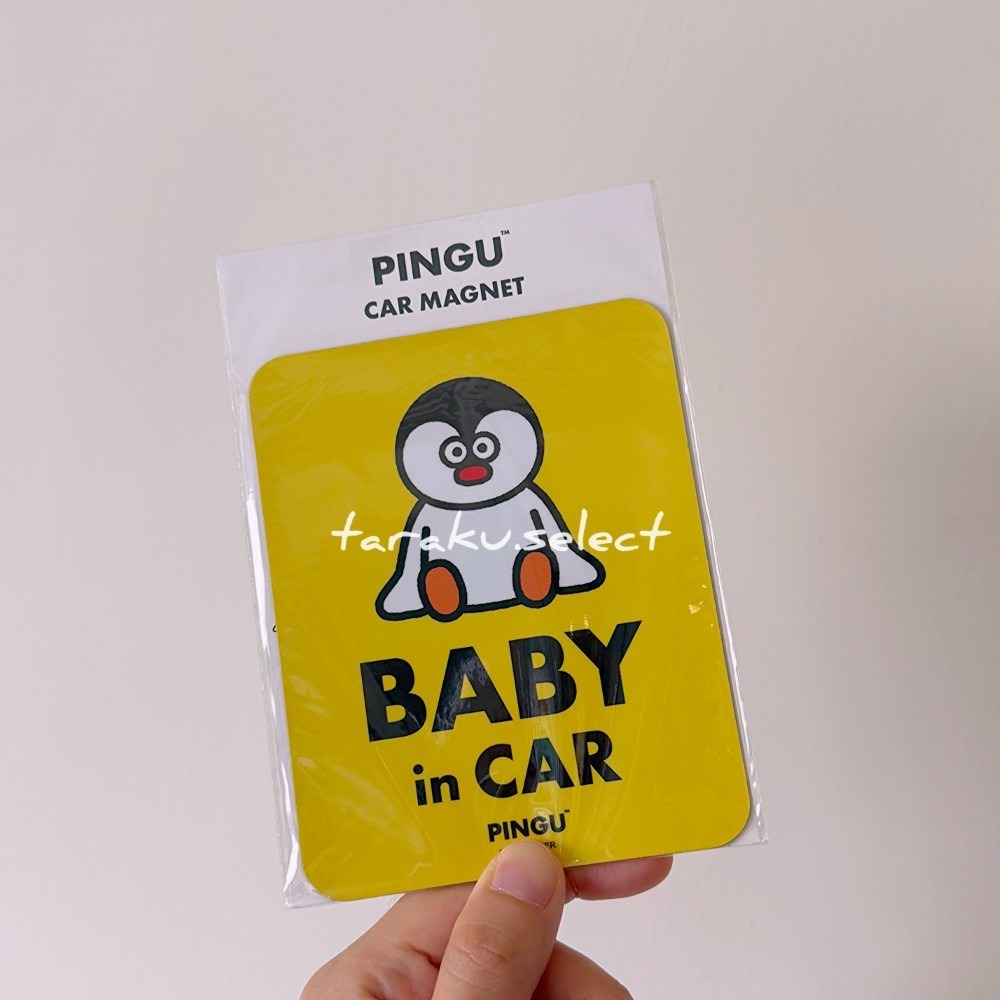 日本製車用磁鐵｜現貨｜BABY IN CAR 安全警示 車貼 松本seiji x 企鵝家族 ANDY老鼠 多樂選物-細節圖5