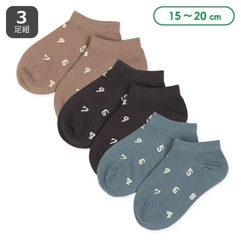 ｜現貨 15-20cm｜日本西松屋兒童襪3雙組。日本襪子 兒童襪幼童襪 兒童船型襪 低筒襪 童襪 多樂選物-細節圖5
