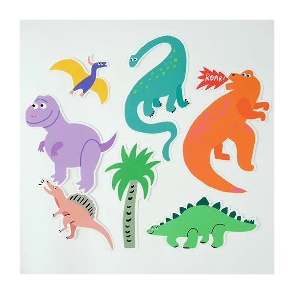 ｜現貨｜韓國製貼紙組合(一組有7張)。日本 Greeting Life 筆電貼紙 水壺貼紙 環保杯貼紙 多樂選物-細節圖3