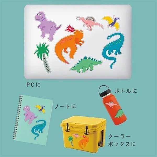 ｜現貨｜韓國製貼紙組合(一組有7張)。日本 Greeting Life 筆電貼紙 水壺貼紙 環保杯貼紙 多樂選物-細節圖4