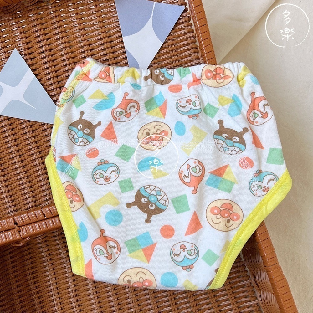 ｜現貨 90cm 95cm 100cm｜麵包超人 寶寶學習褲3件組。日本童裝 3層戒尿布訓練褲 官方正品 多樂選物-細節圖3
