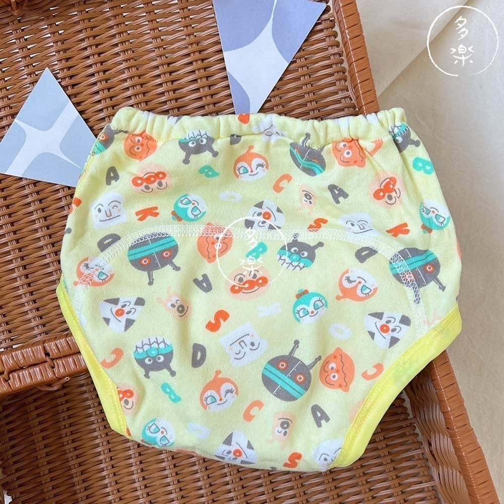 ｜現貨 90cm 95cm 100cm｜麵包超人 寶寶學習褲3件組。日本童裝 3層戒尿布訓練褲 官方正品 多樂選物-細節圖4