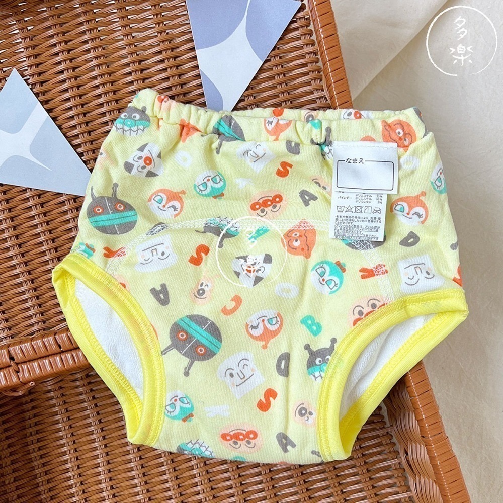 ｜現貨 90cm 95cm 100cm｜麵包超人 寶寶學習褲3件組。日本童裝 3層戒尿布訓練褲 官方正品 多樂選物-細節圖5