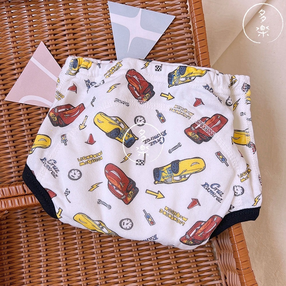 ｜現貨 95cm 100cm｜寶寶戒尿布學習褲3件組。日本童裝 官方正品 閃電麥坤內褲 汽車總動員 多樂選物-細節圖5