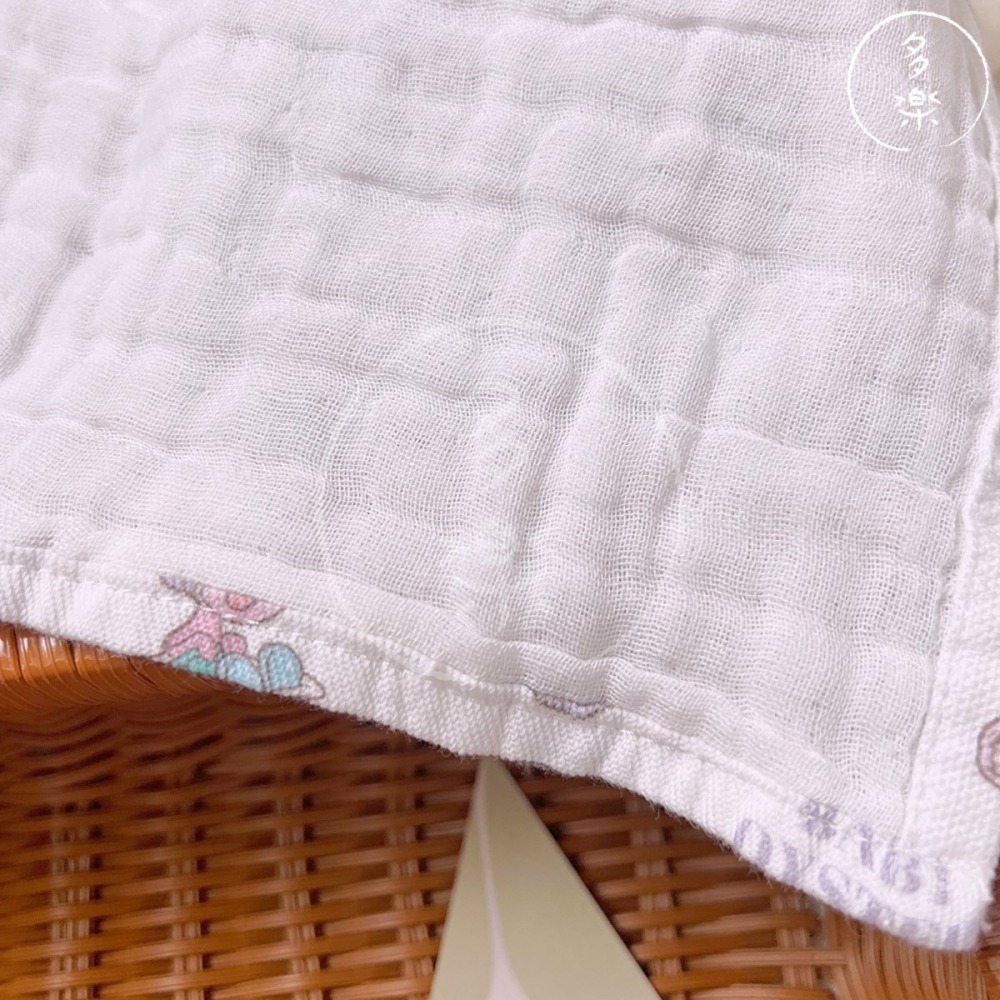 ｜現貨｜牡蠣寶寶純棉紗布小方巾3件組。日本限定 紗布巾 餵奶巾 日本母嬰用品 多樂選物-細節圖6
