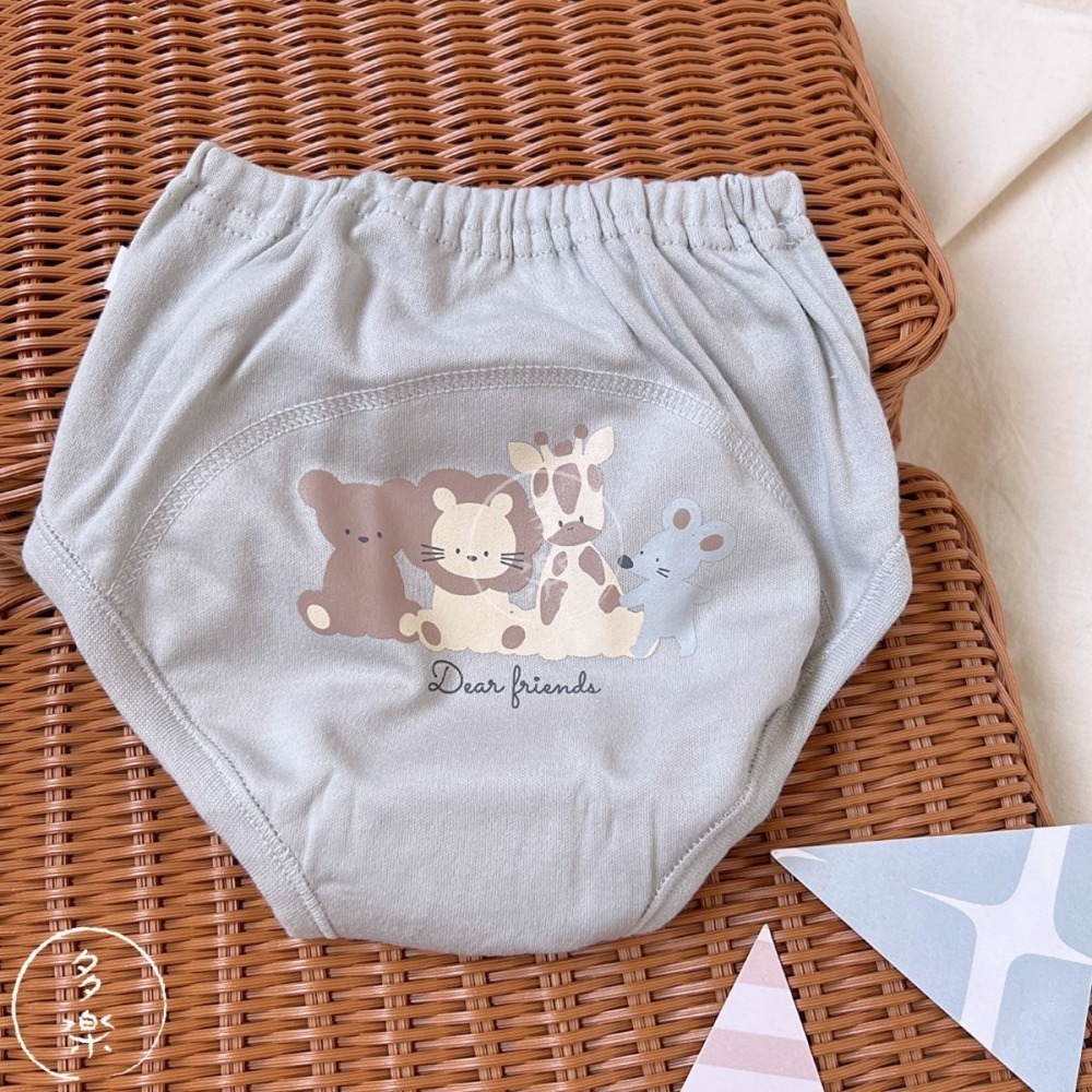 ｜現貨 100cm｜寶寶 戒尿布 學習褲 3件組。日本童裝 cottoli 3層構造 寶寶 訓練褲 多樂選物-細節圖4