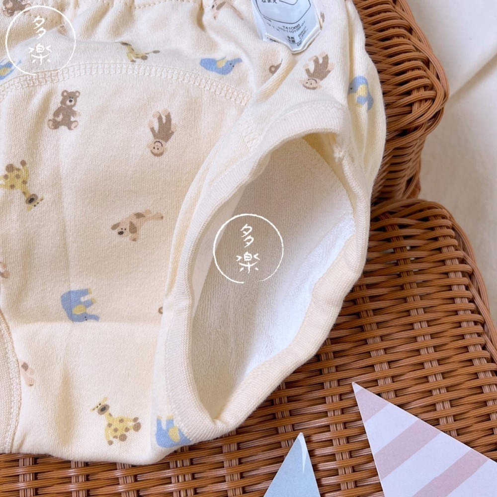 ｜現貨 100cm｜寶寶 戒尿布 學習褲 3件組。日本童裝 cottoli 3層構造 寶寶 訓練褲 多樂選物-細節圖7