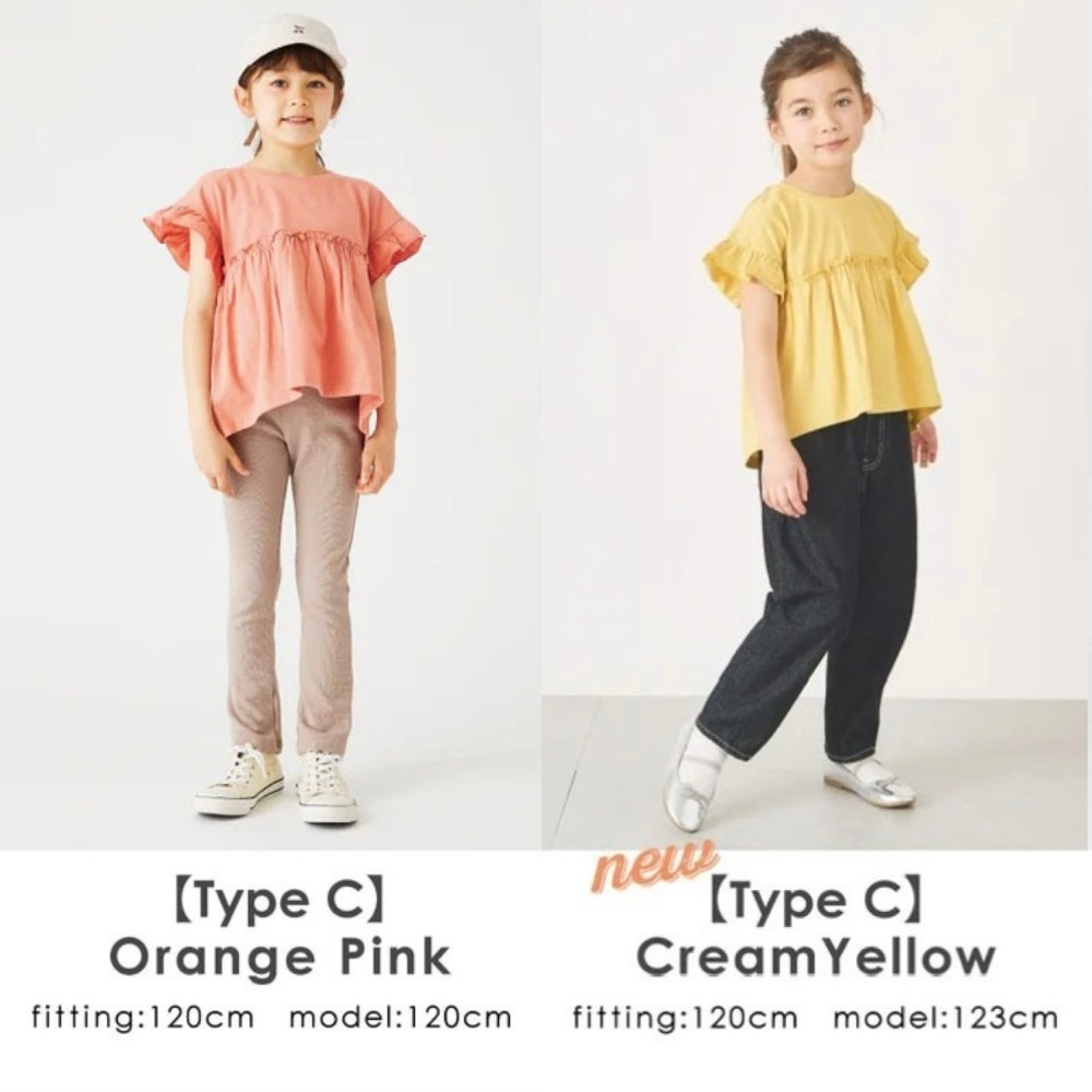 ｜現貨 120cm｜ever closet 女童荷葉裝飾上衣。日本童裝 女寶女童衣服 女孩上衣 多樂選物-細節圖4