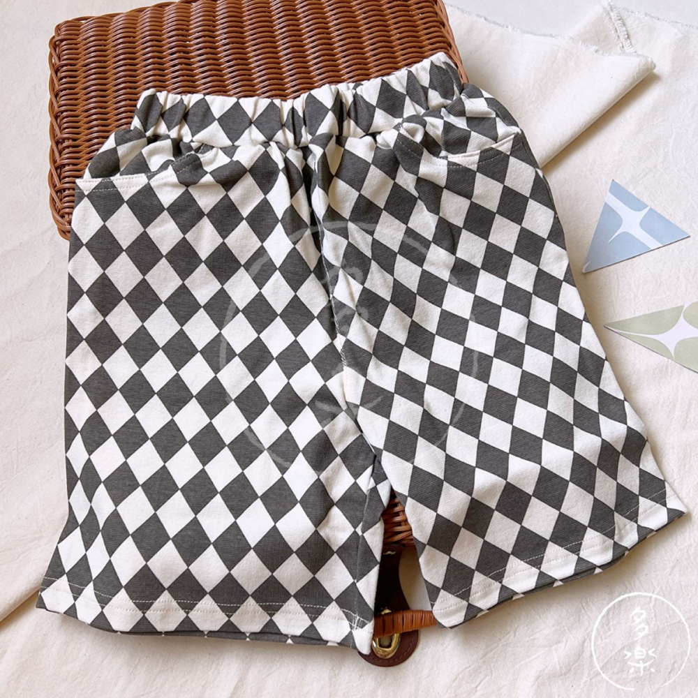｜現貨 110cm 120cm｜ever closet 兒童短褲。日本童裝 幼童五分褲 幼兒園褲子 格紋褲子 多樂選物-細節圖4