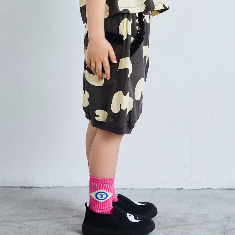 ｜現貨 110cm 120cm｜MARKEY’S 兒童短褲。日本童裝  男童短褲 女童短褲 幾何圖案 多樂選物-細節圖3