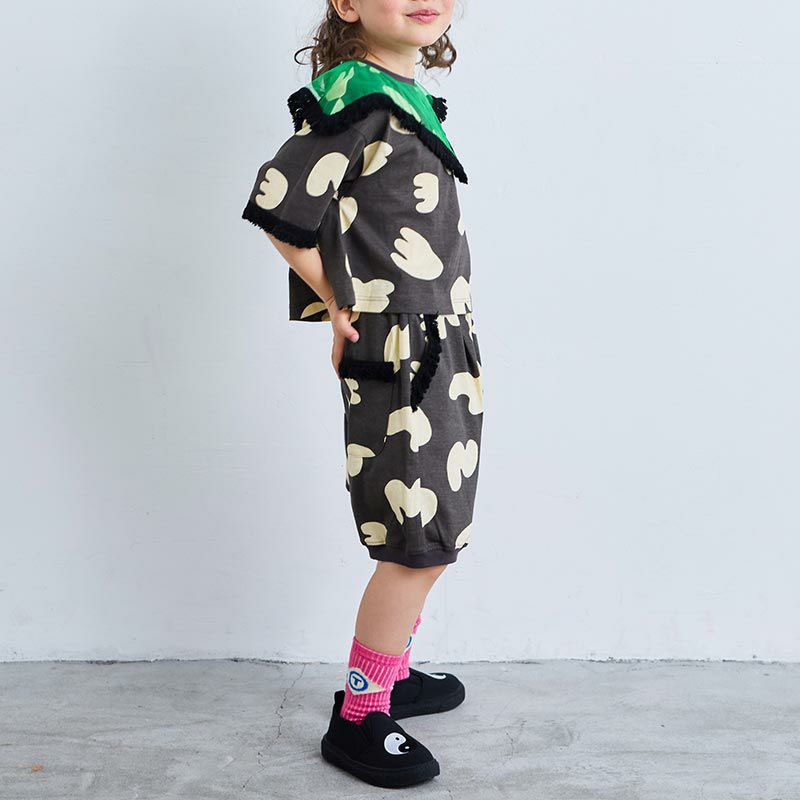 ｜現貨 110cm 120cm｜MARKEY’S 兒童短褲。日本童裝  男童短褲 女童短褲 幾何圖案 多樂選物-細節圖5